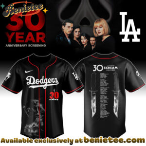 All Team MLB LA Dodgers x Scream Kill Tour 30 Year Memory Jersey Limited Edition + Selling Out Fast