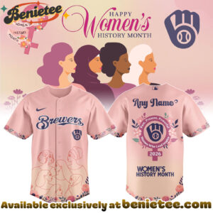 All Team MLB MIL Brewers special Womens History Month Limited Edition Jersey