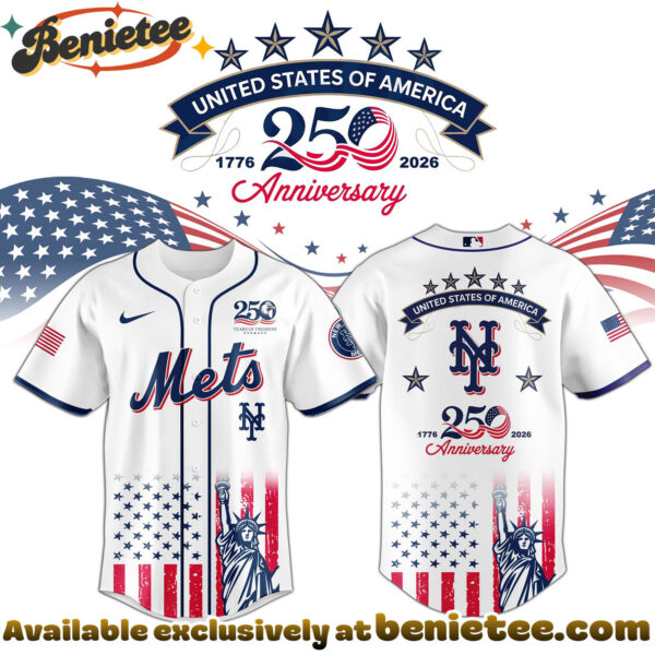 All Team MLB NY Mets special Americas 250th Anniversary Limited Edition Jersey
