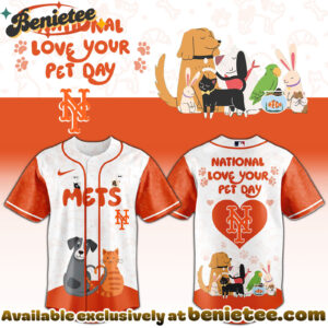 All Team MLB NY Mets special National Love Your Pet Day Limited Edition Jersey