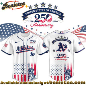 All Team MLB OAK Athletics special Americas 250th Anniversary Limited Edition Jersey