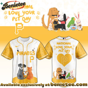 All Team MLB PIT Pirates special National Love Your Pet Day Limited Edition Jersey