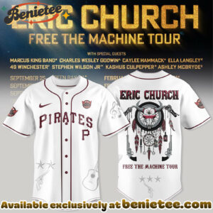 All Team MLB Pittsburgh Pirates x Eric Church - Free the Machine Tour Merch