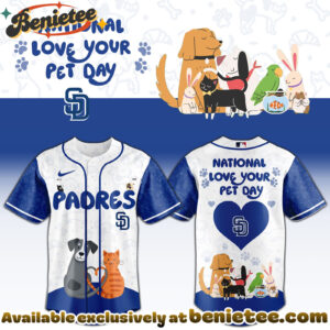 All Team MLB SD Padres special National Love Your Pet Day Limited Edition Jersey