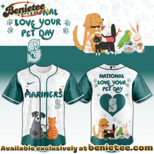 All Team MLB SEA Mariners special National Love Your Pet Day Limited Edition Jersey