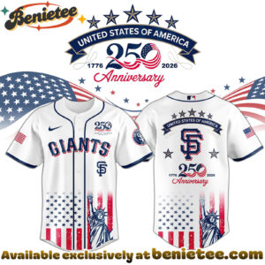 All Team MLB SF Giants special Americas 250th Anniversary Limited Edition Jersey