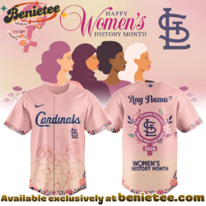 All Team MLB STL Cardinals special Womens History Month Limited Edition Jersey