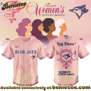 All Team MLB TOR Blue Jays special Womens History Month Limited Edition Jersey