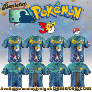 All Team MLB x Pokemon Day Jersey Limited Edition + Selling Out Fast