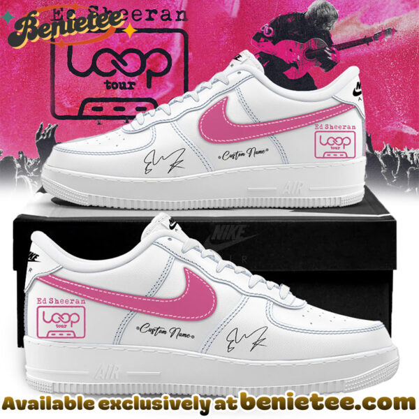 Ed Sheeran The Loop Tour Shoes Air Force 1 - Ver 2