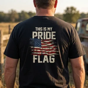 This Is My Pride Flag TShirt, Funny Patriotic Tee