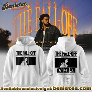J Cole - The Fall-Off World Tour Signed Hoodie, Sweatshirt, Tshirt - Ver 2