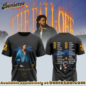 J Cole - The Fall-Off World Tour Signed Tshirt, Hoodie, Sweatshirt - Ver 3