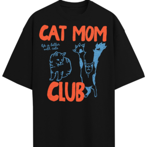 Cat Mom Club Shirt, Cat Mama Tee, Gift For Cat Mom