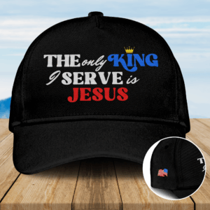 Embroidered Jesus is King Dad Hat, Christ Embroidered Hat, Jesus Cap, Faith Apparel, Gift For Him, Gift For Her