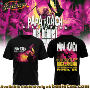 Papa Roach Rocklahoma 2026 Shirt - Somebody Sound The Alarm Festival Tee Tshirt, Hoodie, Sweatshirt - Ver 2