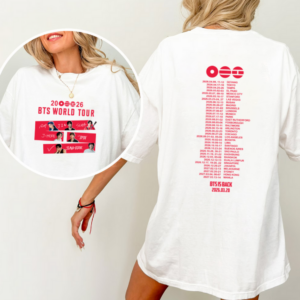 World Tour 2026 Shirt, Bangtan Boys Comeback 2026 Tee, Kpop Concert Merch Graphic, ARMY Fan Gift