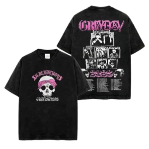 Grey Day 2026 Suicideboys Shirt Pink Skull Graphic Tee Unisex