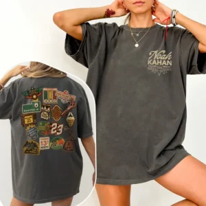 Noah Kahan Shirt, Indie Folk Concert Tee
