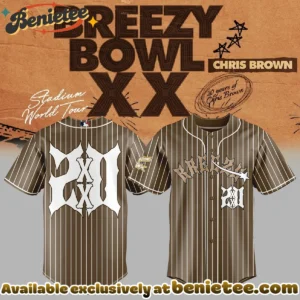 Chris Brown "Breezy Bowl XX" Baseball Jersey | Fan Gear