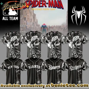 MLB ALL TEAM x Spider Man Essential Baseball Jersey - Custom Graphic Apparel
