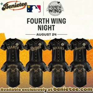 MLB ALL TEAMS Fourth Wing Vintage Baseball Jersey - Limited Edition Apparel