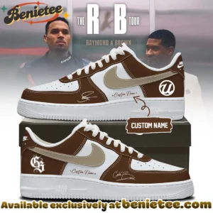 Raymond &amp; Brown R&amp;B Tour Air Force 1 x Air Jordan 1 Sneakers | Fan Gear Collection