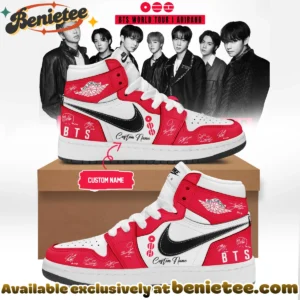 BTS WORLD TOUR ARIRANG Custom Air Force 1 & Jordan 1 Shoes - Part 9