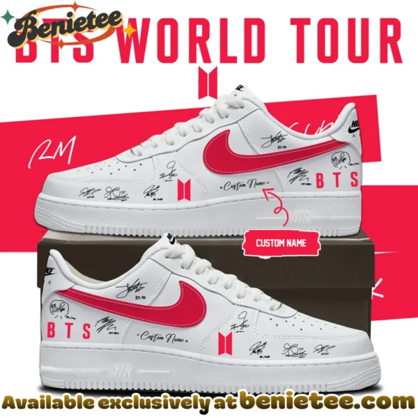 BTS WORLD TOUR ARIRANG Custom Air Force 1 & Jordan 1 Shoes - Part 13