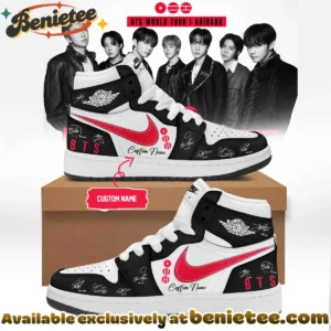 BTS WORLD TOUR ARIRANG Custom Air Force 1 & Jordan 1 Shoes (Design 15)