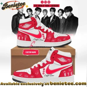 BTS WORLD TOUR ARIRANG Custom Air Force 1 & Jordan 1 Shoes [Drop 18]