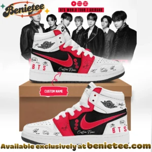 BTS WORLD TOUR ARIRANG Custom Air Force 1 & Jordan 1 Shoes (Style 21)
