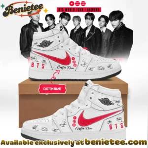BTS WORLD TOUR ARIRANG Custom Air Force 1 & Jordan 1 Shoes (Release 24)