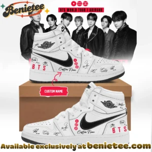 BTS WORLD TOUR ARIRANG Custom Air Force 1 & Jordan 1 Shoes (Release 26)