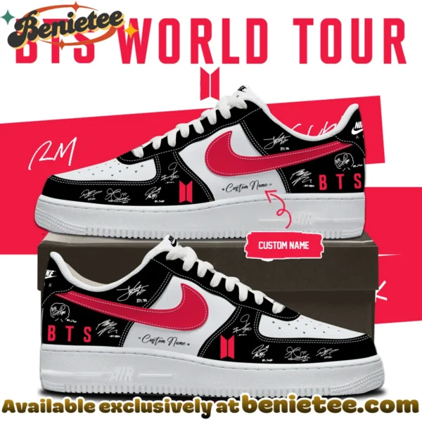 BTS WORLD TOUR ARIRANG Custom Air Force 1 & Jordan 1 Shoes [Batch 27]