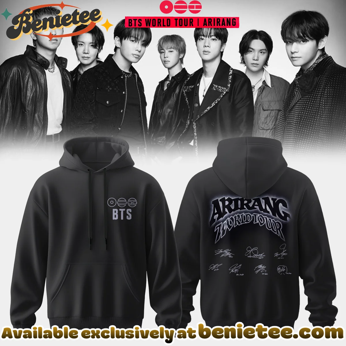 BTS WORLD TOUR ARIRANG Shirt & Hoodie - Variant 2