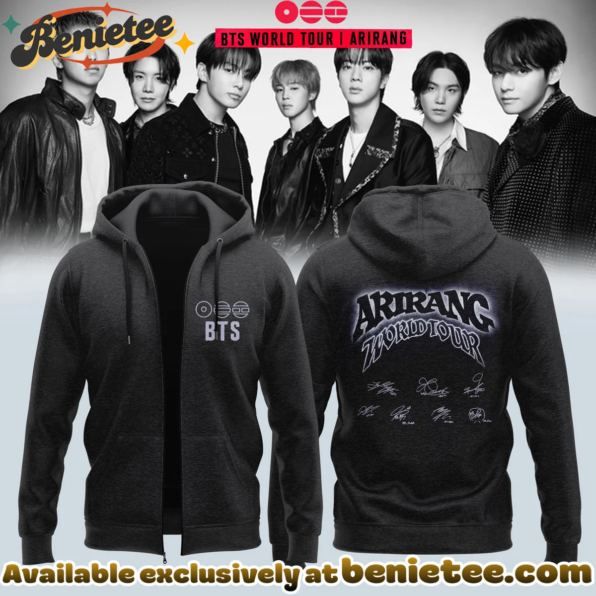 BTS WORLD TOUR ARIRANG T-Shirt & Hoodie [Batch 29]