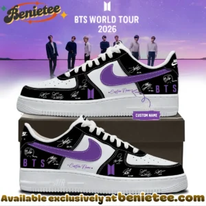 BTS WORLD TOUR ARIRANG Custom Air Force 1 & Jordan 1 Shoes (Design 30)