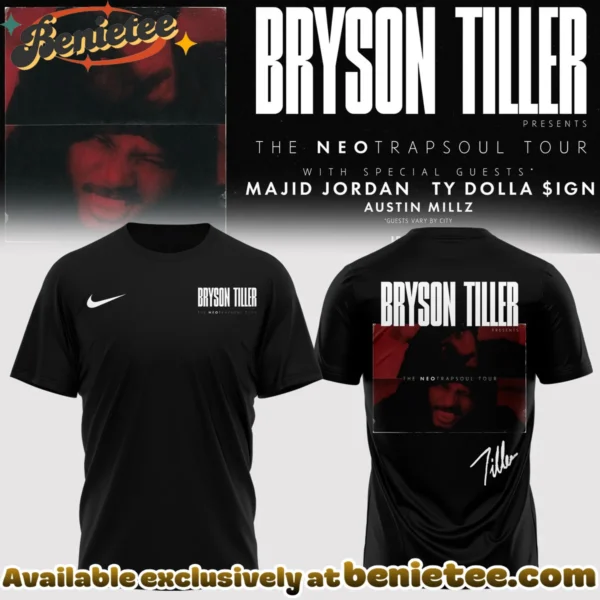 Iconic Bryson Tiller The Neo Trapsoul Tour T-Shirt - Variant 15