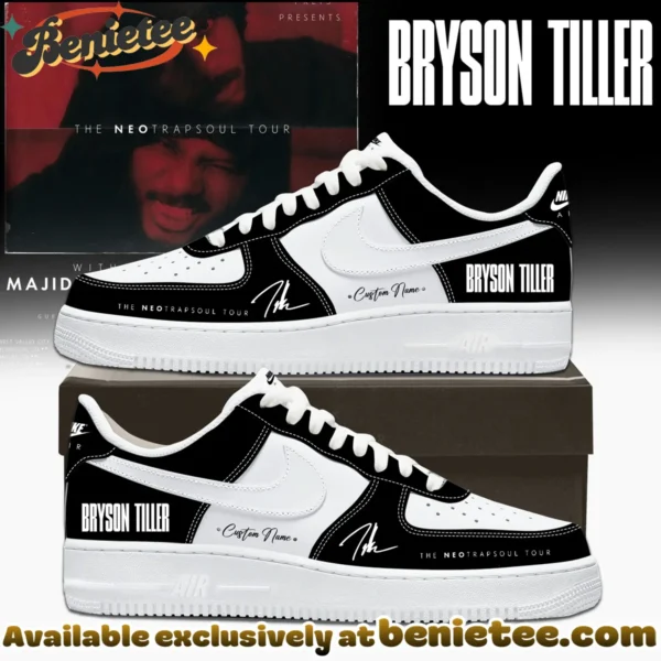 Bryson Tiller The Neo Trapsoul Tour Vintage Sneakers | Gift Idea 2026 (Design 3)