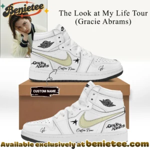Gracie Abrams The Look at My Life Tour Grail Sneakers | Aesthetic Apparel (Design 1)