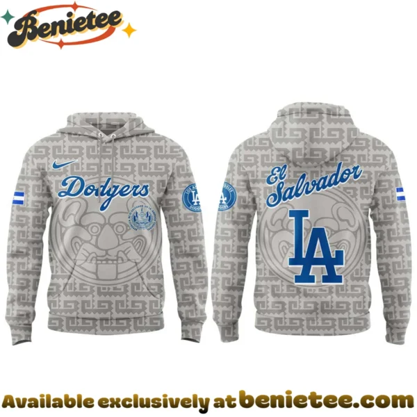 Retro LA Dodgers El Salvadoran Heritage Night Hoodie Gift - Urban Fashion [Drop 2]