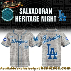 Prime LA Dodgers El Salvadoran Heritage Night Jersey Gift - New Arrival (Release 3)