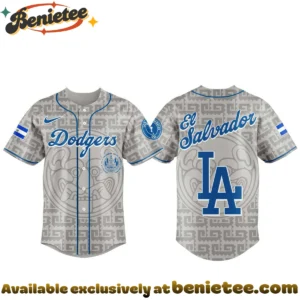 Prime LA Dodgers El Salvadoran Heritage Night Jersey Gift - New Arrival (Release 3)