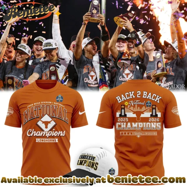 Texas Longhorns NCAA Softball Bespoke T-Shirt | Iconic Look (Release 11)