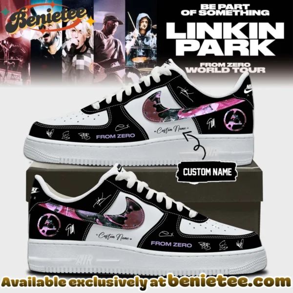 Linkin Park From Zero World Tour Custom Air Force 1 & Jordan 1 Shoes (Style 11)