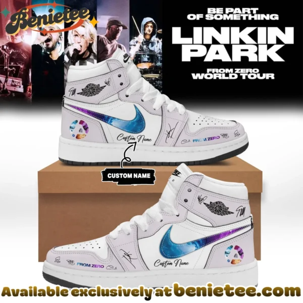 Linkin Park From Zero World Tour Custom Air Force 1 & Jordan 1 Shoes - Variant 12