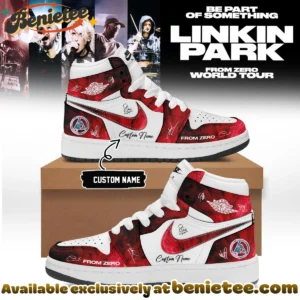 Linkin Park From Zero World Tour Custom Air Force 1 & Jordan 1 Shoes - Part 38
