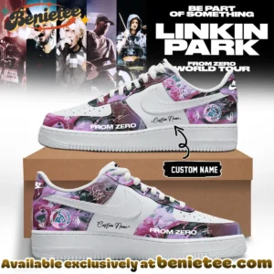 Linkin Park From Zero World Tour Custom Air Force 1 & Jordan 1 Shoes [Drop 40]