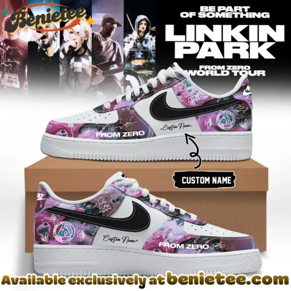 Linkin Park From Zero World Tour Custom Air Force 1 & Jordan 1 Shoes (Release 42)